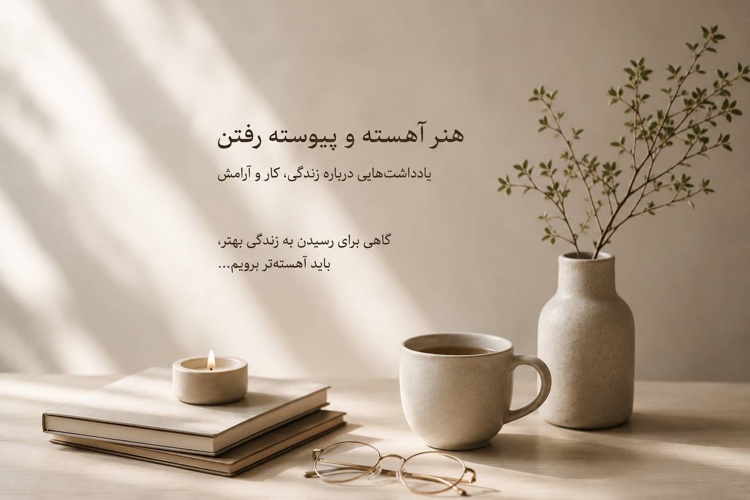 معرفی کتاب هنر آهسته و پیوسته رفتن | ترجمه دکتر رضا ترکی